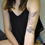 Tattoos - Wrapping Floral Cuff. Instagram @michaelbalesart - 123573